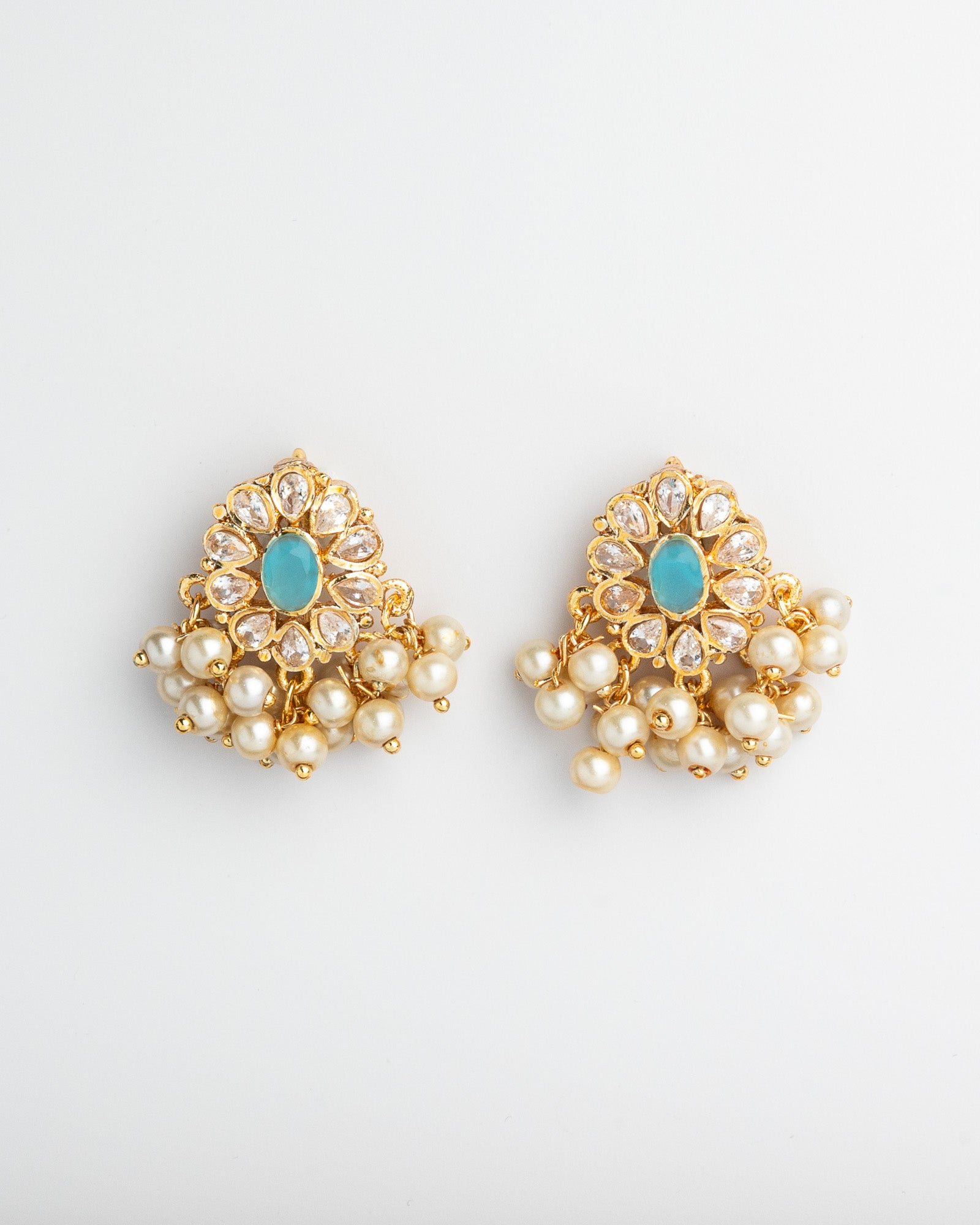 Floral Chaandbali Earrings