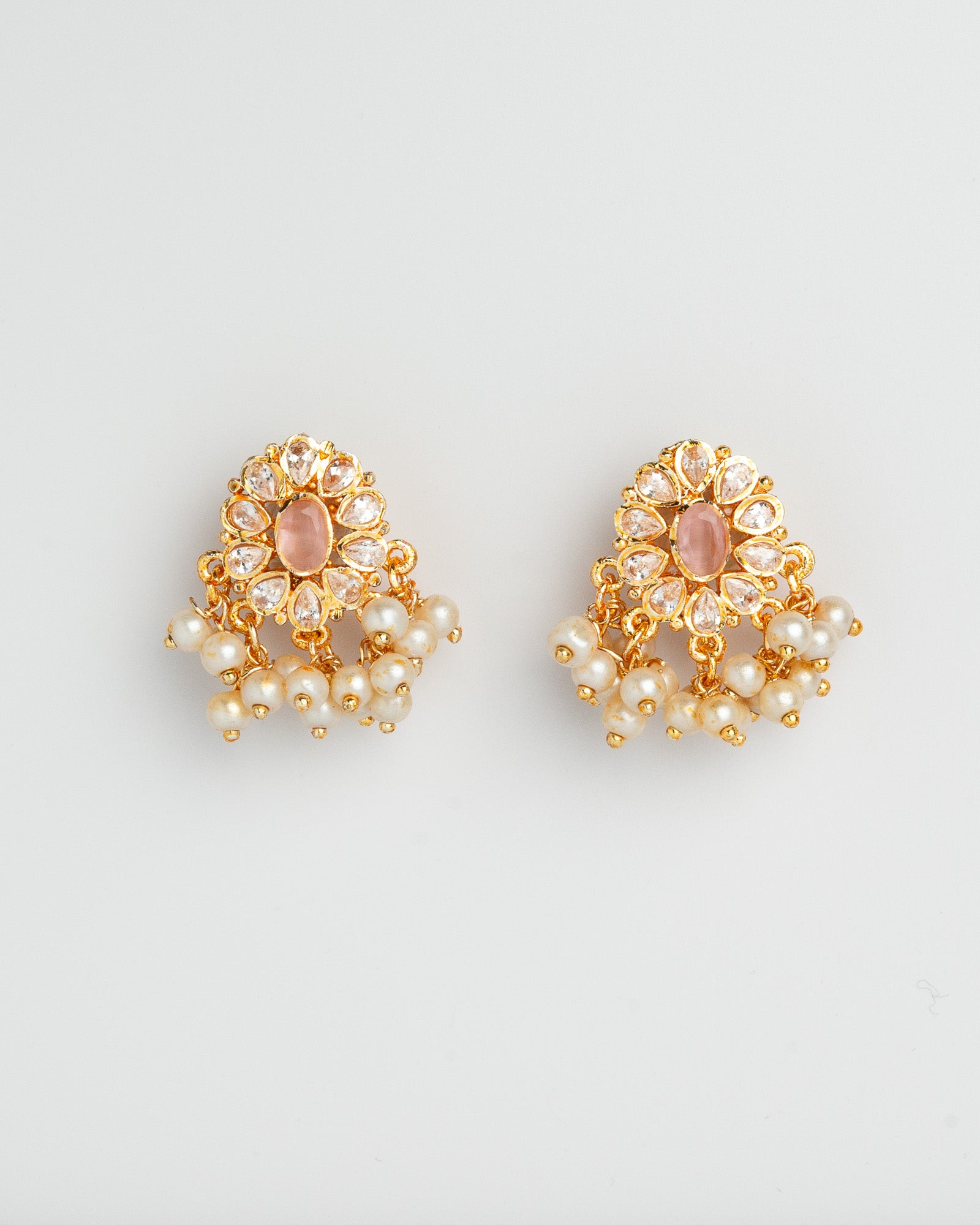 Floral Chaandbali Earrings