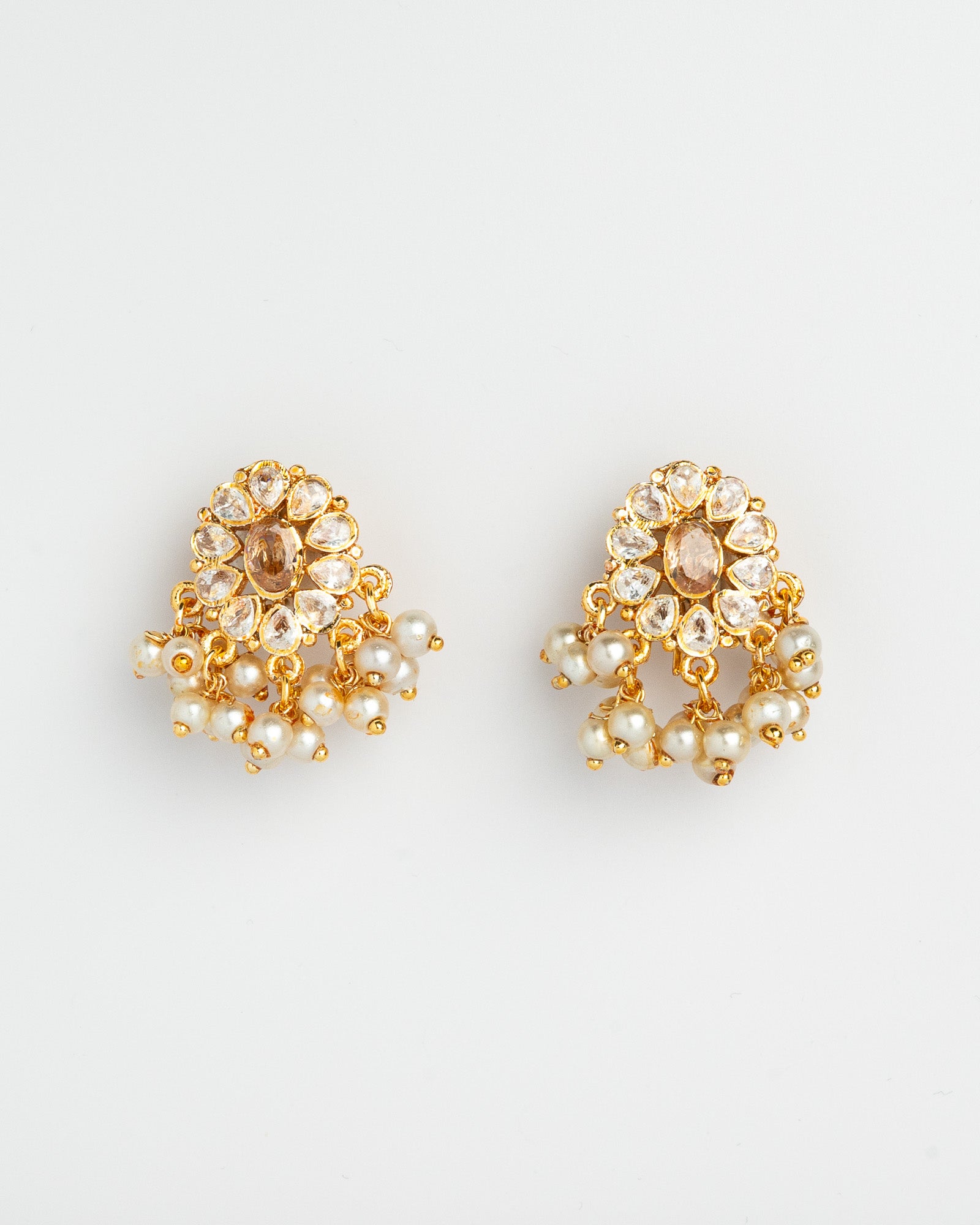 Floral Chaandbali Earrings