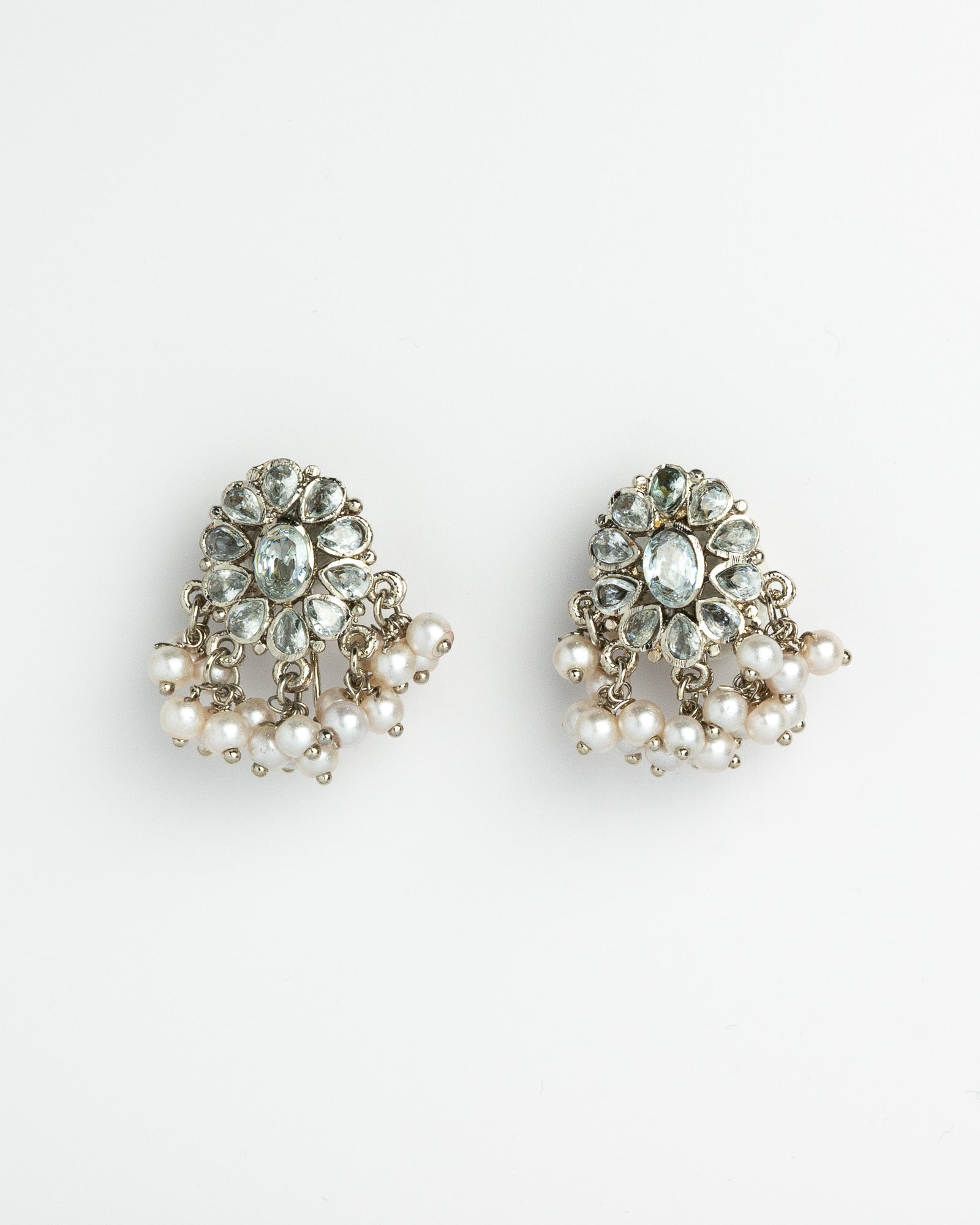 Floral Chaandbali Earrings
